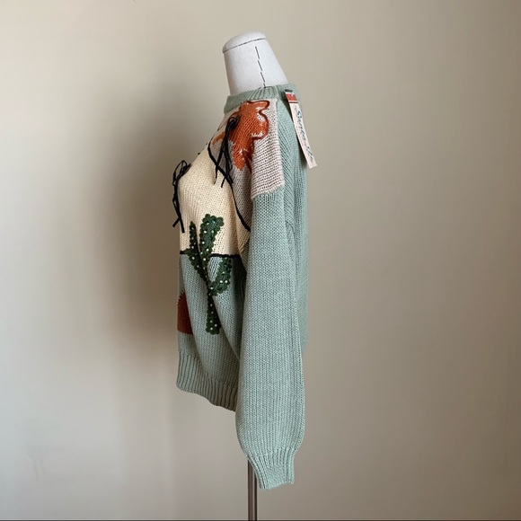 Vintage Cervelle Southwest Cactus Novelty Sweater - Picture 11 of 11